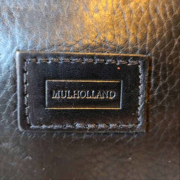 Vintage MULHOLLAND Black Leather Briefcase THE CHALICE 2007 - Picture 16 of 16